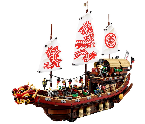 «Конструктор LEGO Ninjago Летающий корабль Мастера Ву (70618)», бренда LEGO - фото №1