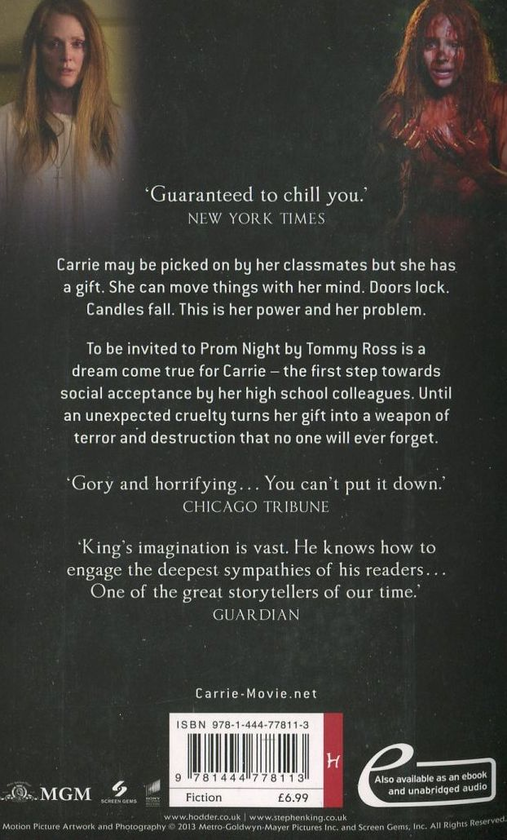Бумажная книга «Carrie», автор Стивен Кинг - фото №1