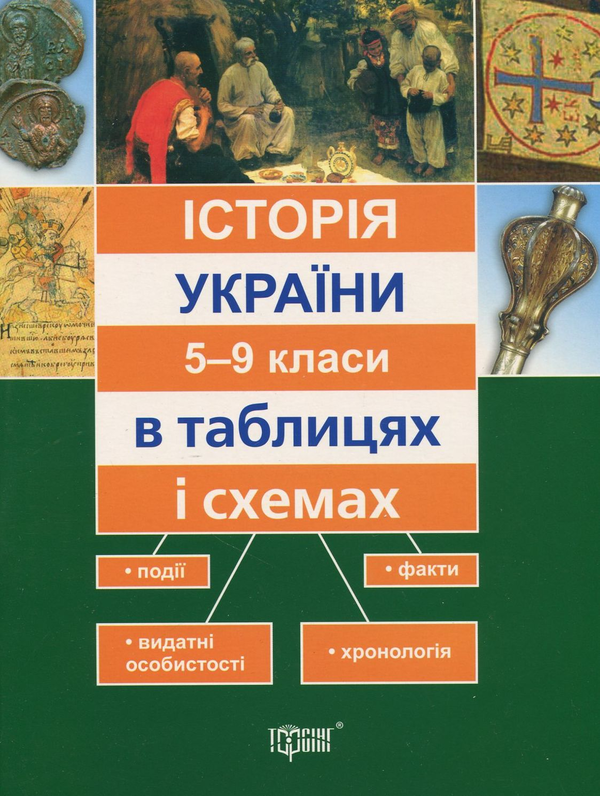 Бумажная книга «Історія України в таблицях і схемах. 5-9 класи», автор Людмила Дух - фото №1