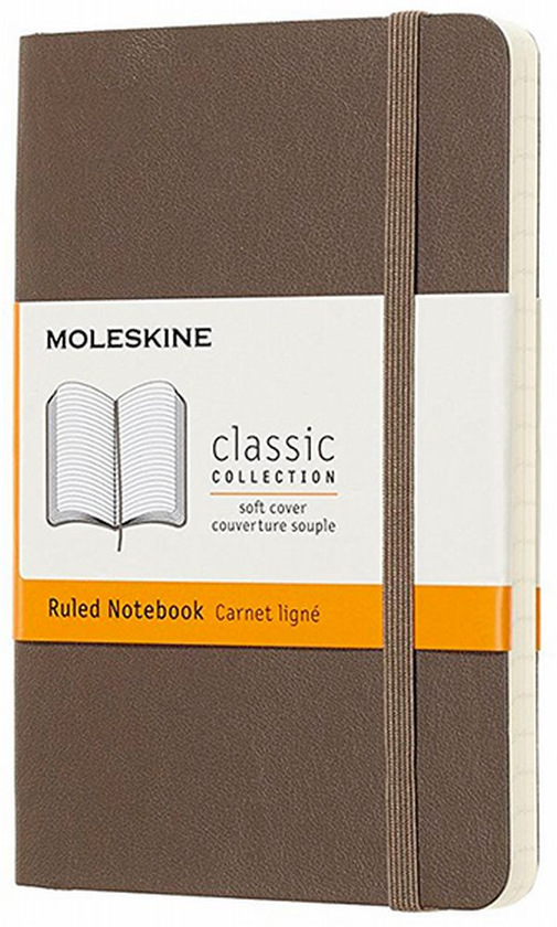  «Блокнот Moleskine Classic маленький линия коричневый (QP611P14)», бренда Moleskine - фото №1