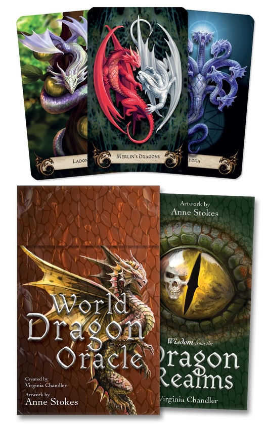 Бумажная книга «World Dragon Oracle Cartas», автор Вирджиния Чандлер - фото №1