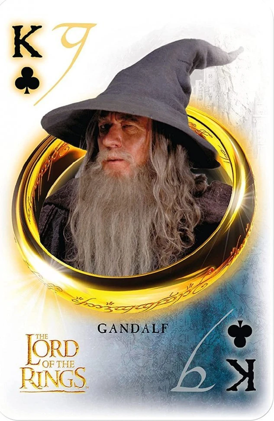  «Гральні карти Lord of The Rings  Waddingtons No. 1», бренду Winning Moves - фото №1