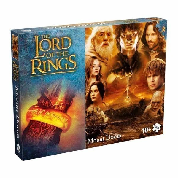  «Пазл Lord of the Rings Mount Doom 1000 елементів», бренда Winning Moves - фото №1