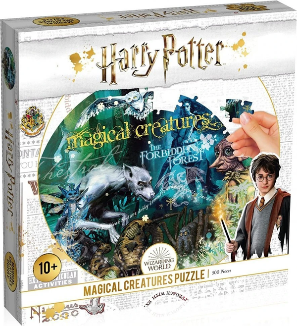  «Пазл Winning Moves Harry Potter Magical Creatures Puzzle 500 елементтів», бренда Winning Moves - фото №1