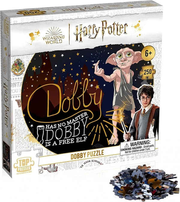 «Пазл Harry Potter Dobby 250 елементтів», бренду Winning Moves - фото №1