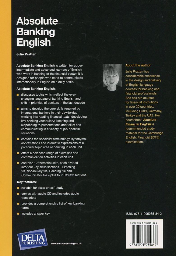 Бумажная книга «Absolute Banking English (+CD)», автор Джули Праттен - фото №1