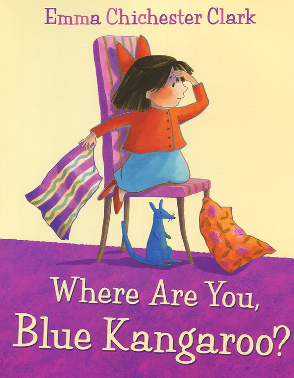 Паперова книга «Where are You, Blue Kangaroo?», автор Емма Чічестер Кларк - фото №1