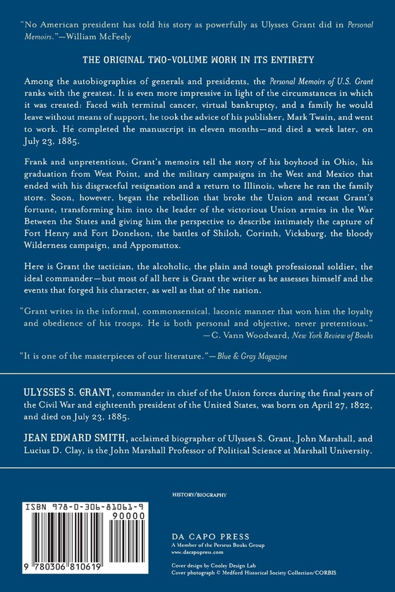 Бумажная книга «Personal Memoirs Of U.S. Grant», автор Улисс Грант - фото №1