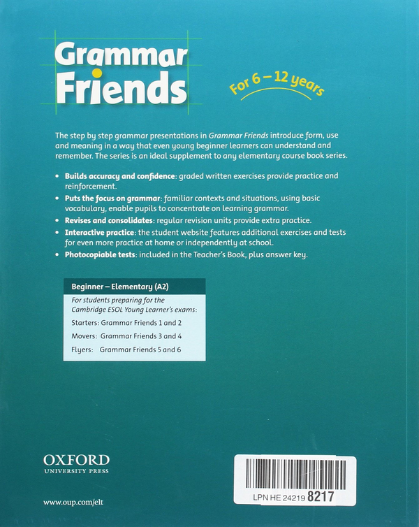 [object Object] «Grammar Friends 6 Student's Book Pack», автор Ейлін Фленніган - фото №2 - мініатюра