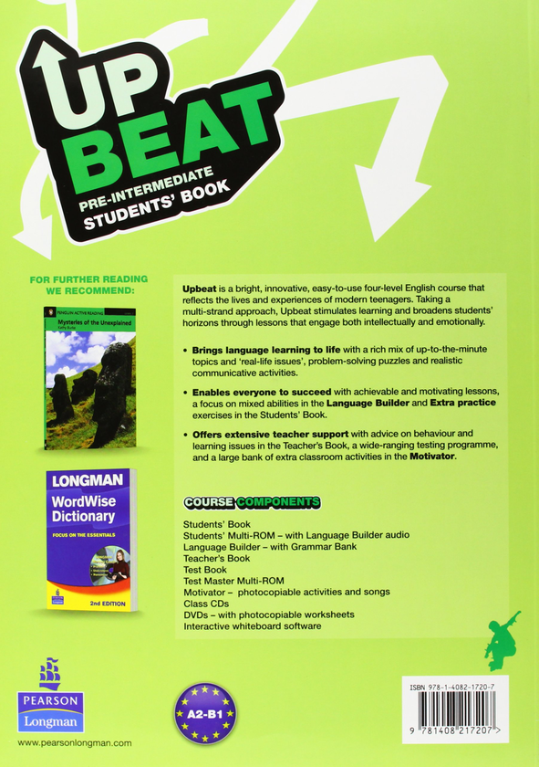 Бумажная книга «Upbeat Pre-Interm SB+CD», авторов Джонатан Байграв, Лиз Килбей, Ингрид Фрибэрн, Джуди Копаж, Хилари Риз-Парналл - фото №1
