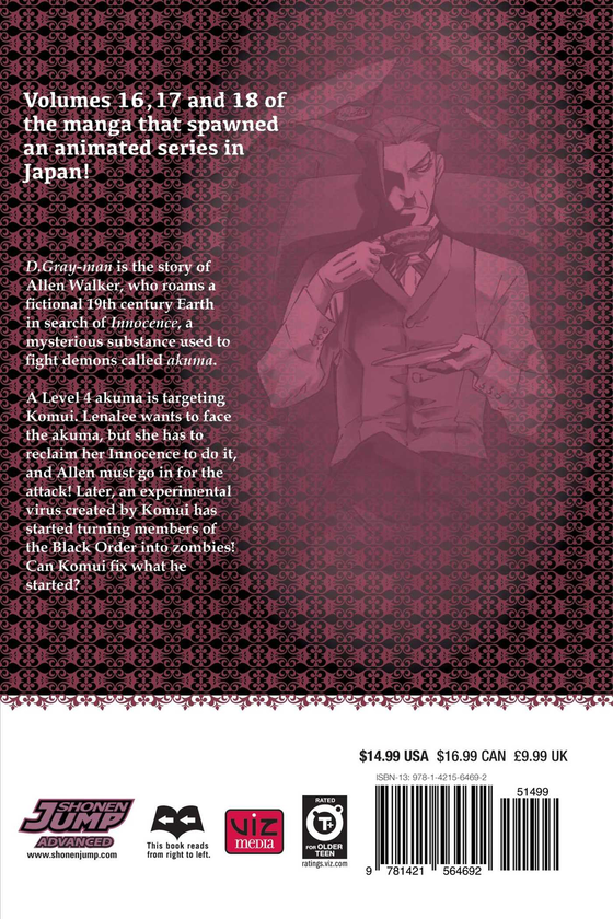Паперова книга «D.Gray-man. 3-in-1 Edition. Volume 6», автор Кацура Хосіно - фото №1