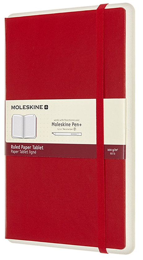  «Блокнот Moleskine Paper Tablet Лінійка Червоний (PTNL31F201)», бренду Moleskine - фото №1
