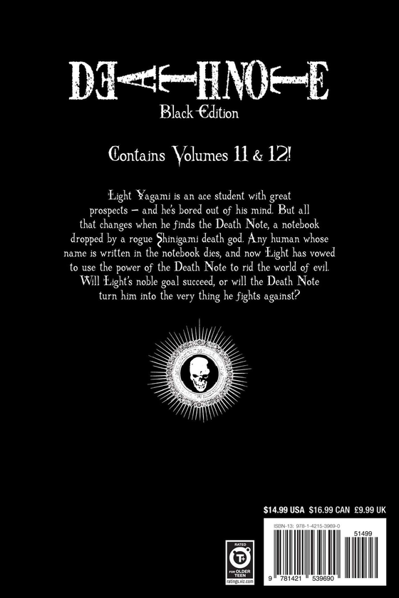 Death Note 英語版 Black edition 1,3,4,5,6巻 Death Note 英語版 Black edition 1，3，4，5，6巻 Death Note Black