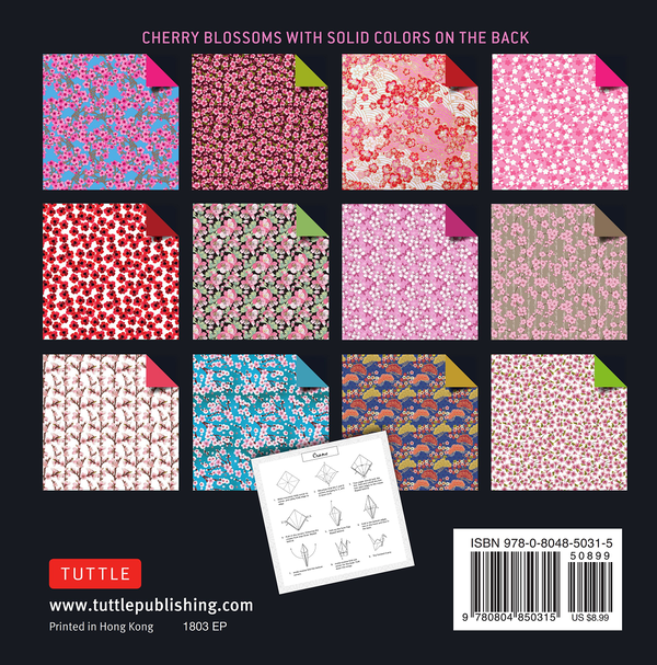 Бумажная книга «Origami Paper. 200 sheets. Cherry Blossoms. 15 cm» - фото №1