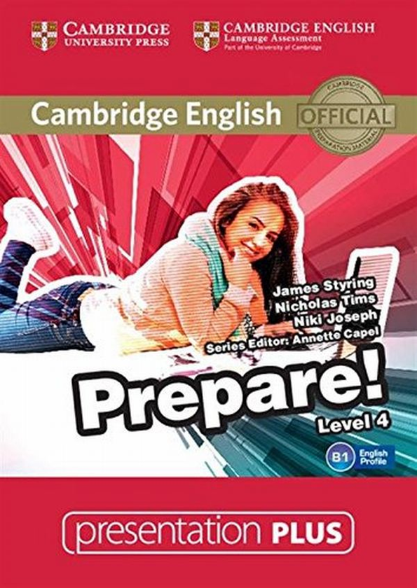 [object Object] «Cambridge English Prepare! Level 4 Presentation Plus DVD-ROM», авторів Аннет Капель, Джеймс Стайрінг, Ніколас Тімс, Нікі Джозеф - фото №1