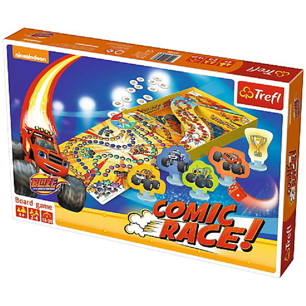  «Настольная игра Trefl Comic race (TFL-01480)», бренда Trefl - фото №1