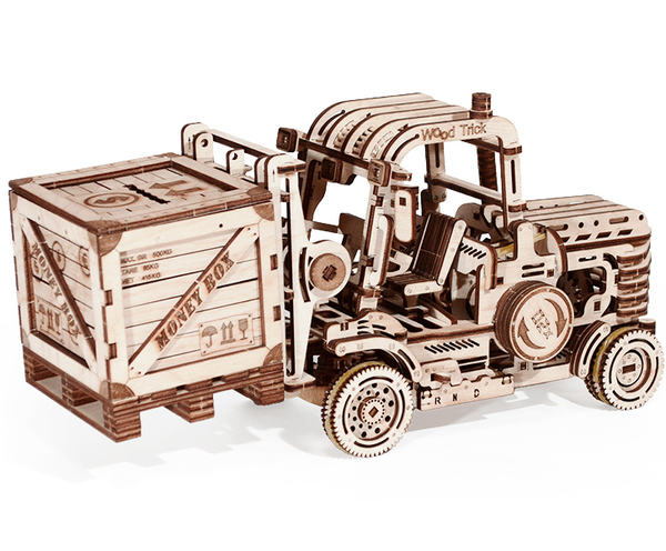  «Механічний 3D-пазл Wood Trick Навантажувач (17)», бренду Wood Trick - фото №1
