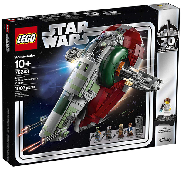 «Конструктор LEGO Star Wars Раб I: випуск до 20-річного ювілею 1007 деталей (75243)», бренду LEGO - фото №1