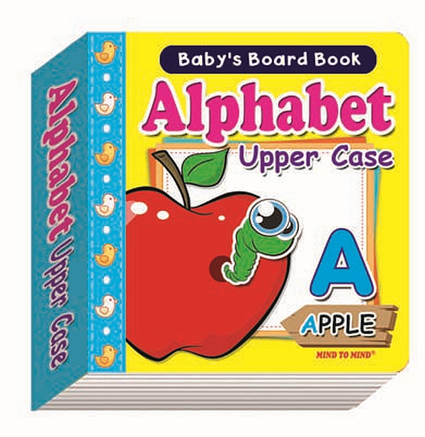 Бумажная книга «Baby's Board Books. NEW Alphabet. Upper Case» - фото №1