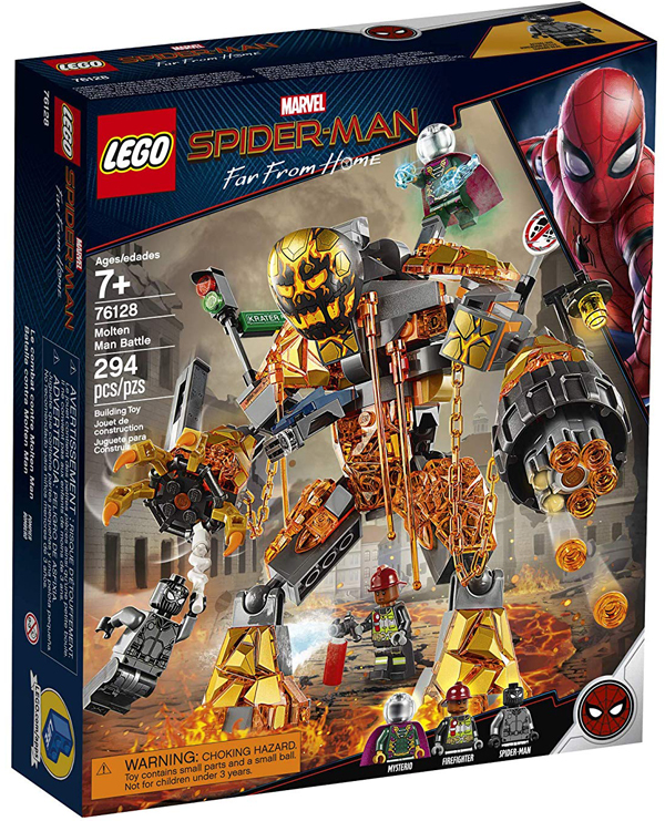  «Конструктор LEGO Super Heroes Бій з Розплавленою Людиною 294 деталі (76128)», бренду LEGO - фото №1