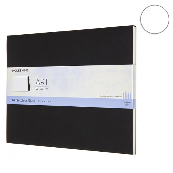  «Блокнот Moleskine Art Акварель Черный 19х25 см (ARTWBL4)», бренда Moleskine - фото №1