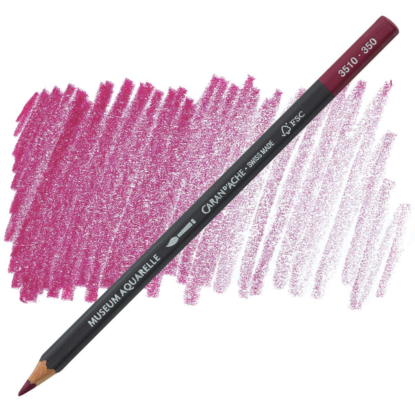  «Олівець Caran d'Ache Museum Aquarelle Purplish Red (3510.350)», бренду Caran d'Ache - фото №1
