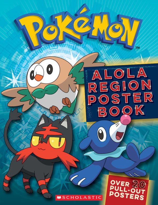 Бумажная книга «Pokemon: Alola Region Poster Book» - фото №1