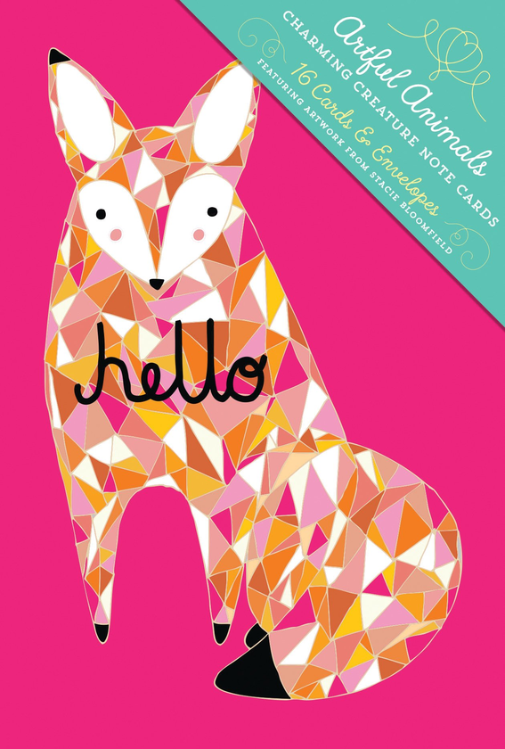 Паперова книга «Artful Animals Note Cards» - фото №1