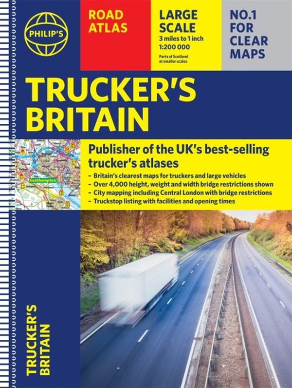Бумажная книга «Philip's Trucker's Road Atlas of Britain » - фото №1