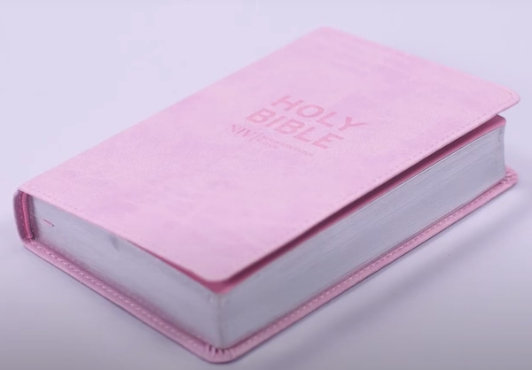 Бумажная книга «NIV Pocket Pastel Pink Soft-tone Bible», автор New International Version - фото №1