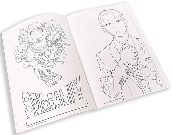 Бумажная книга «Spy x Family. The Official Coloring Book», автор Тацуя Эндо - фото №1