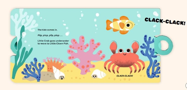 Бумажная книга «Clack-Clack, Little Crab!», автор Эми Блэй - фото №1