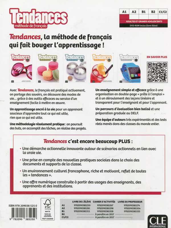 Бумажная книга «Tendances A1 - Livre de l'élève (+ DVD-Rom)», авторов Колетт Гибб, Джеки Жирарде, Мари-Луиза Паризет, Жак Пешер - фото №1