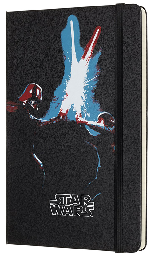  «Блокнот Moleskine Star Wars Световые мечи средний линейка (LESWC02QP060)», бренда Moleskine - фото №1