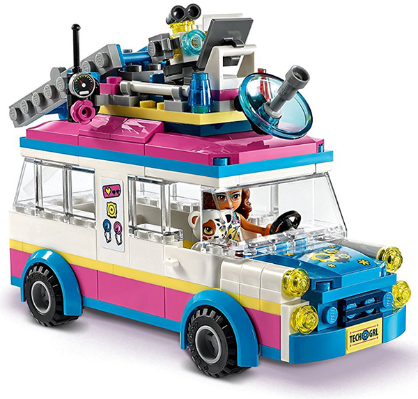  «Конструктор LEGO Friends Рабочий автомобиль Оливии 223 детали (41333)», бренда LEGO - фото №1