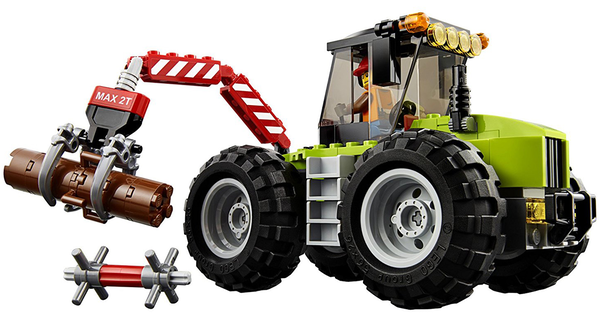  «Конструктор LEGO City Лесоповальний трактор 174 детали (60181)», бренда LEGO - фото №1