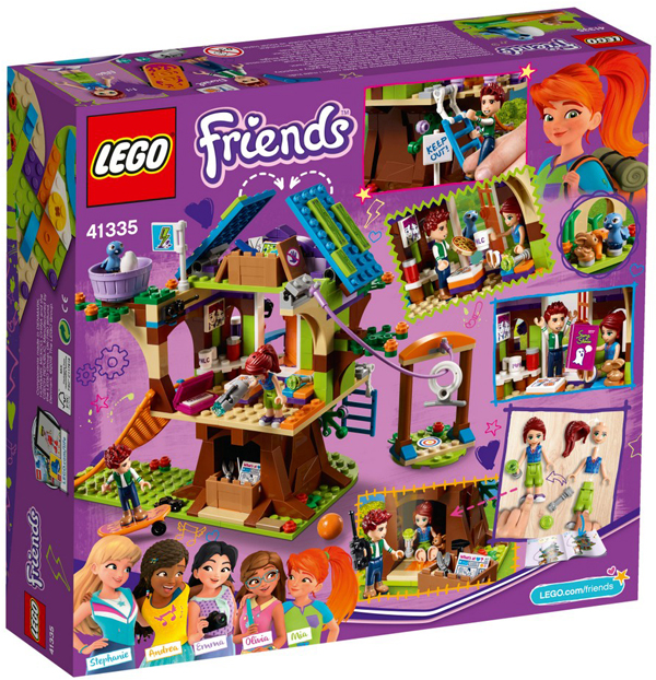  «Конструктор LEGO Friends Домик на дереве Мии 351 деталь (41335)», бренда LEGO - фото №1