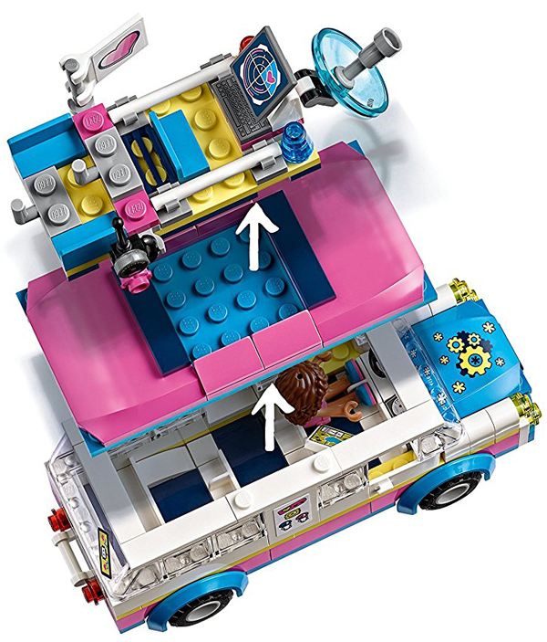  «Конструктор LEGO Friends Рабочий автомобиль Оливии 223 детали (41333)», бренда LEGO - фото №1