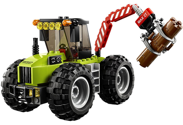  «Конструктор LEGO City Лесоповальний трактор 174 детали (60181)», бренда LEGO - фото №1