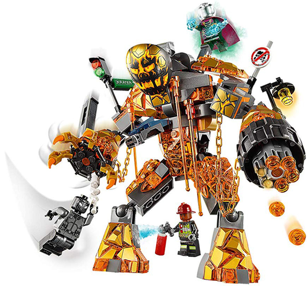  «Конструктор LEGO Super Heroes Бій з Розплавленою Людиною 294 деталі (76128)», бренду LEGO - фото №1