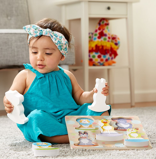  «Формовой пазл-качалка Melissa&Doug Сафари (MD1886)», бренда Melissa & Doug - фото №1