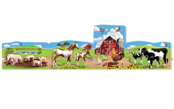  «Напольный пазл Melissa&Doug Ферма 4 в 1 (MD8912)», бренда Melissa & Doug - фото №1