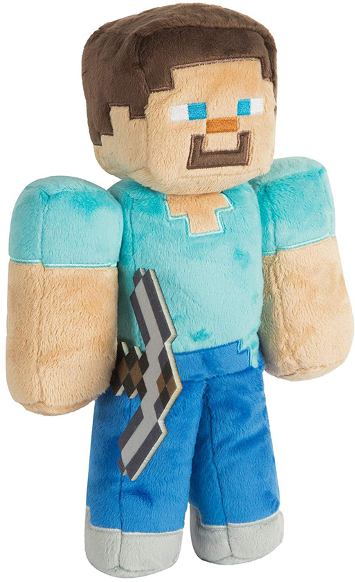  «Мягкая игрушка JINX Minecraft Steve Plush (JINX-7178)», бренда JINX - фото №1