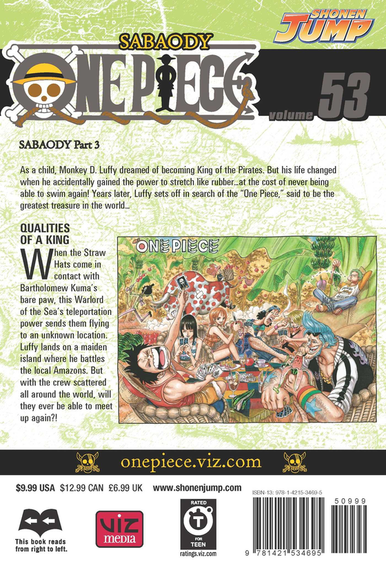 Книга «One Piece. Volume 53» – Еїтіро Ода, купити за ціною 637 на