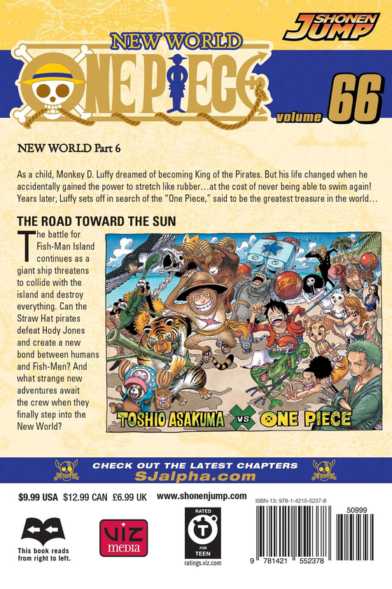 Паперова книга «One Piece. Volume 66», автор Еїтіро Ода - фото №1
