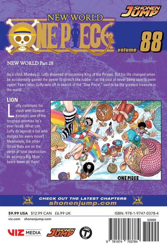 Паперова книга «One Piece. Volume 88», автор Еїтіро Ода - фото №1