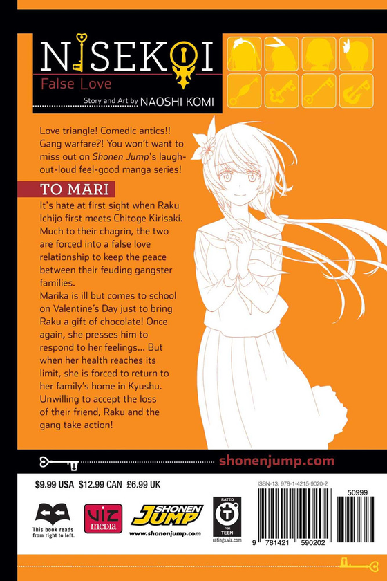 Бумажная книга «Nisekoi. False Love. Volume 21», автор Наоси Коми - фото №1