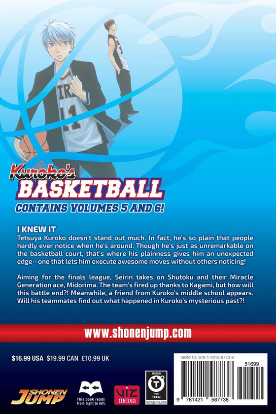 Паперова книга «Kuroko's Basketball. 2 in 1 Edition. Volume 3», автор Тадатоші Фуджімакі - фото №1