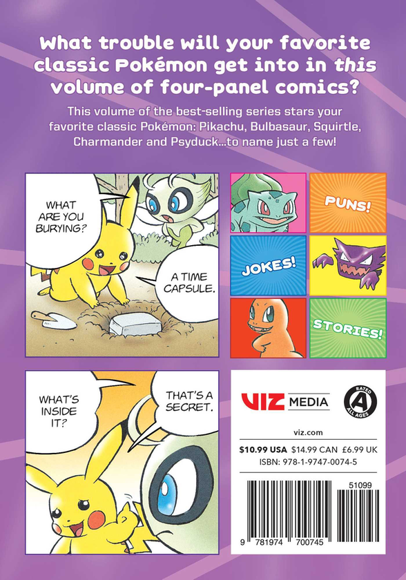 Паперова книга «Pokemon Pocket Comics: Classic», автор Санта Харукадзе - фото №1