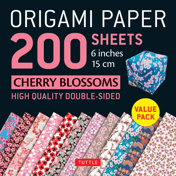 Бумажная книга «Origami Paper. 200 sheets. Cherry Blossoms. 15 cm» - фото №1
